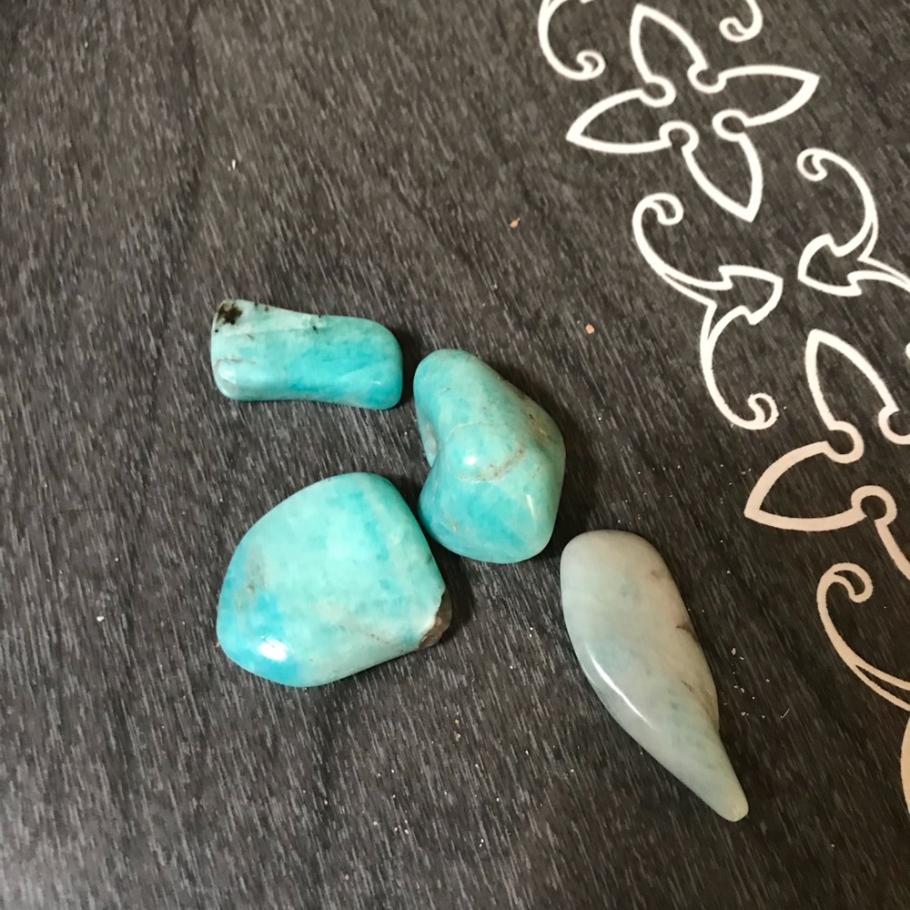 4 pieces of amazonite - Picture 3 of 6